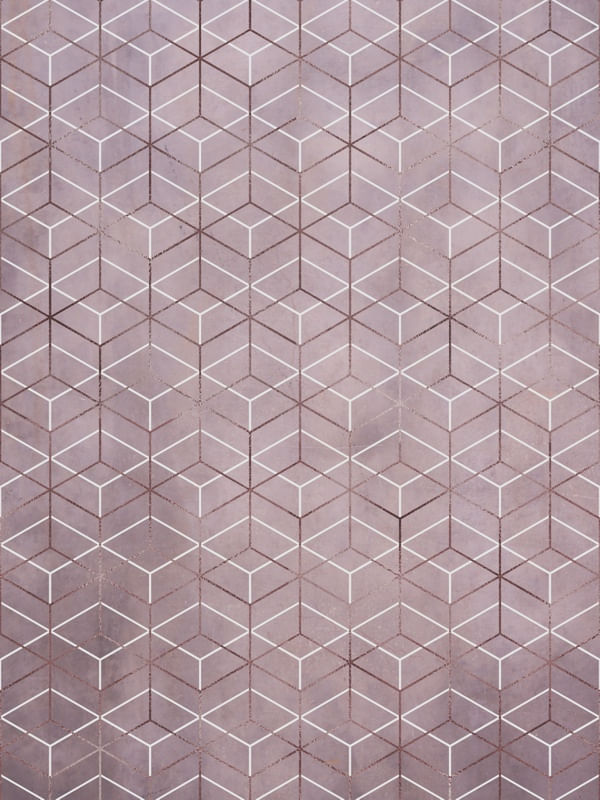 GEOMÉTRICO CUBOS ROSE