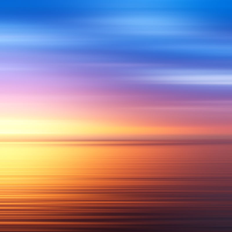 ABSTRACT SUNSET IV - SQUARE