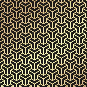 GEOMETRIC CUBES GOLDEN