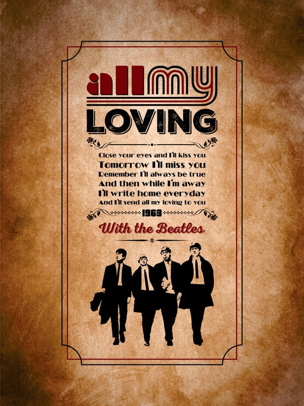 COLEÇÃO BEATLES - ALL MY LOVING 1963