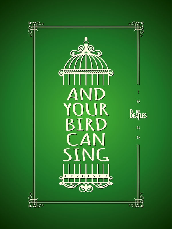 COLEÇÃO BEATLES - AND YOUR BIRD CAN SING 1966