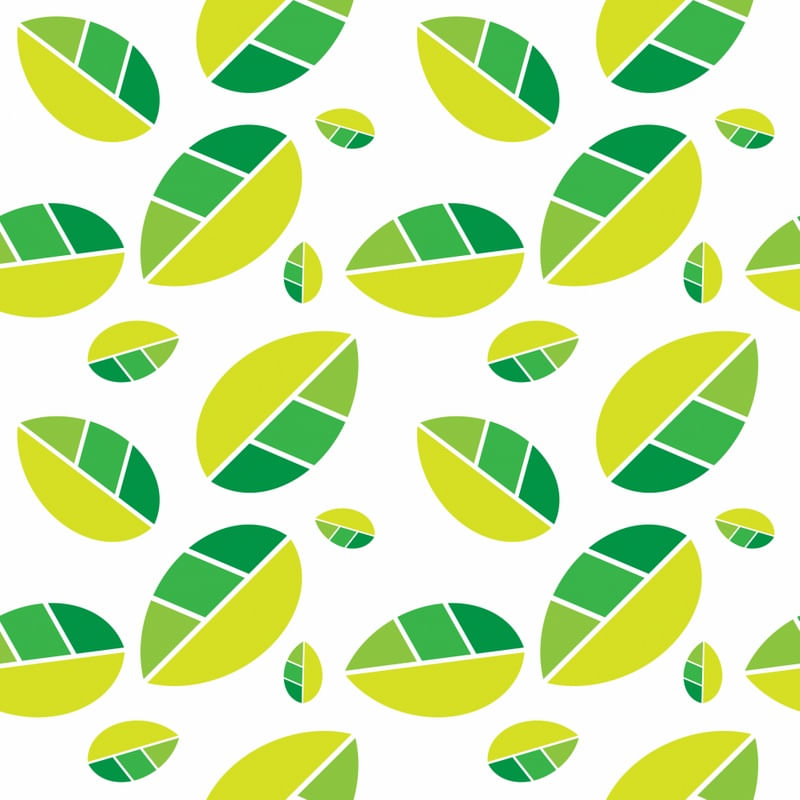 FOLHAS PATTERN VERDES