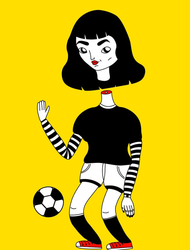 MENINAS JOGAM FUTEBOL