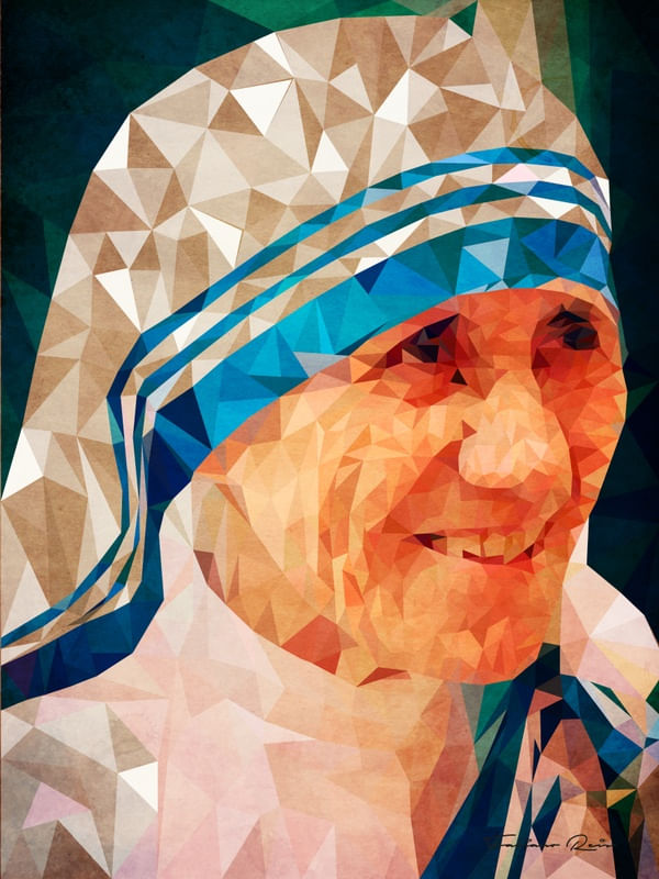 MOTHER TERESA ABSTRATA
