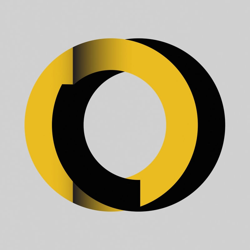 ABSTRACT YELLOW CIRCLE