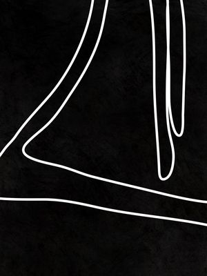 ABSTRATO LINHAS PRETO E BRANCO II