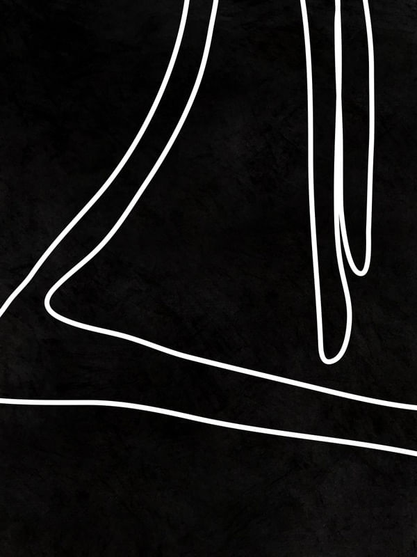ABSTRATO LINHAS PRETO E BRANCO II