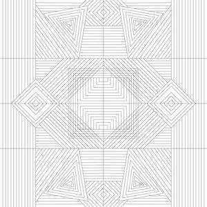 ABSTRATO LINHAS PRETO E BRANCO
