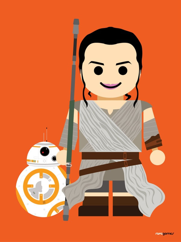 TOY REY E BB8