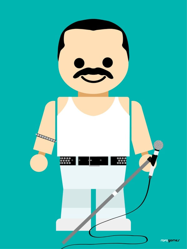 TOY FREDDIE MERCURY