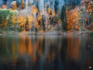 CORES DE OUTONO NO LAGO