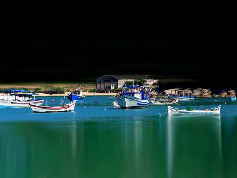 TRIPTICO 2 PAISAGEM BARCOS