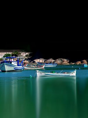 TRIPTICO 3 PAISAGEM BARCOS