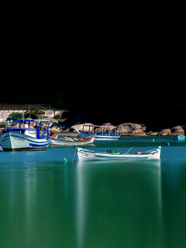TRIPTICO 3 PAISAGEM BARCOS