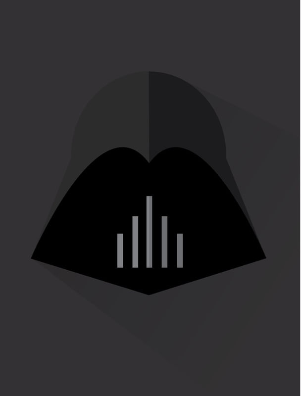DARTH VADER MINIMALISTA