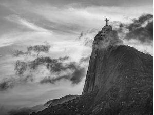 PÔR DO SOL COM O CORCOVADO PB