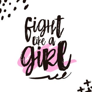 FIGHT LIKE A GIRL - WHITE