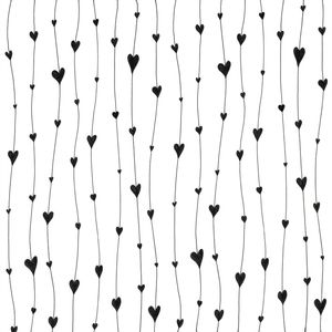 HEARTS ON STRINGS, WHITE MULTI