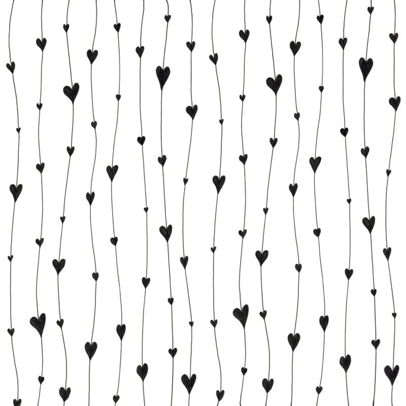 HEARTS ON STRINGS, WHITE MULTI