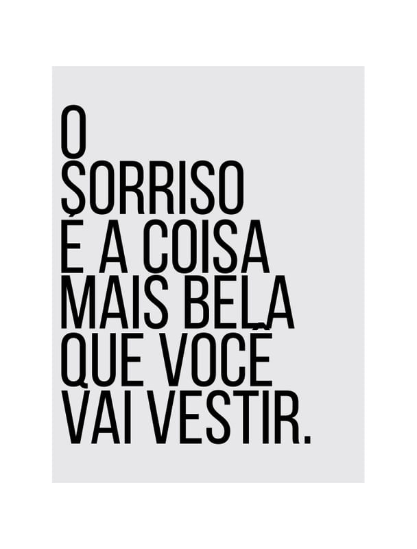 O SORRISO