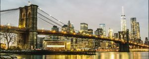BROOKLYN BRIDGE PANORAMA NEW YORK