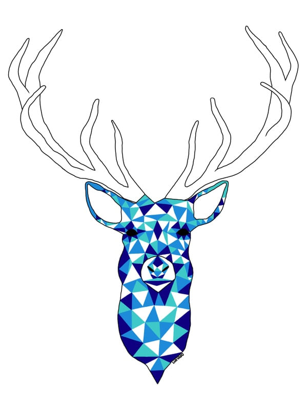 GEOMETRIC DEER