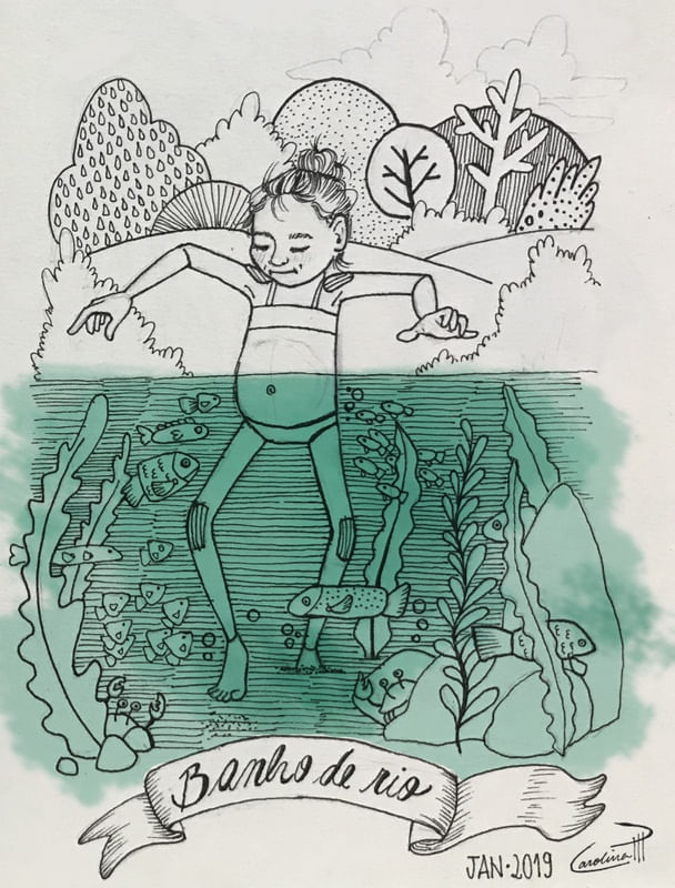 BANHO DE RIO