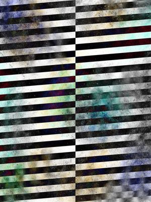GEOMETRIC SILVER STRIPES