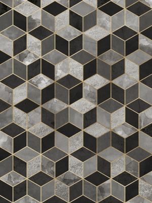 CUBOS TEXTURA GRUNGE PB