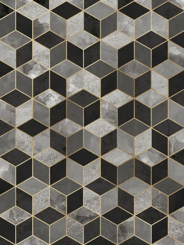 CUBOS TEXTURA GRUNGE PB