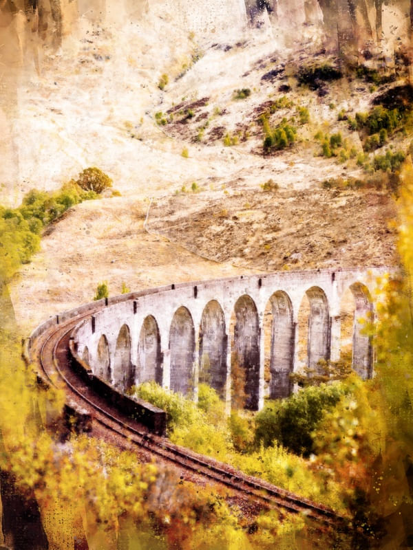 AQUARELA RAILWAY WALL