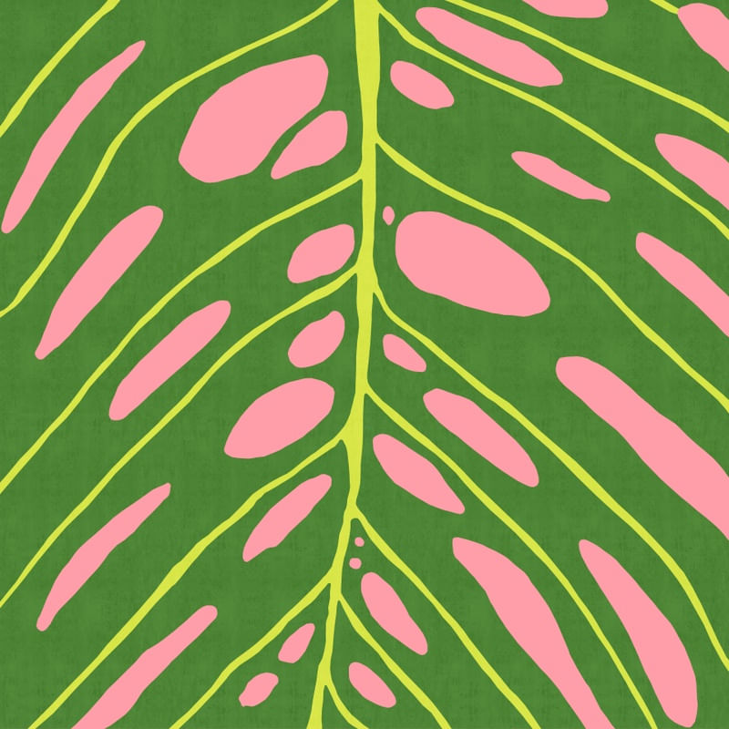 TROPICAL VERDE E ROSA