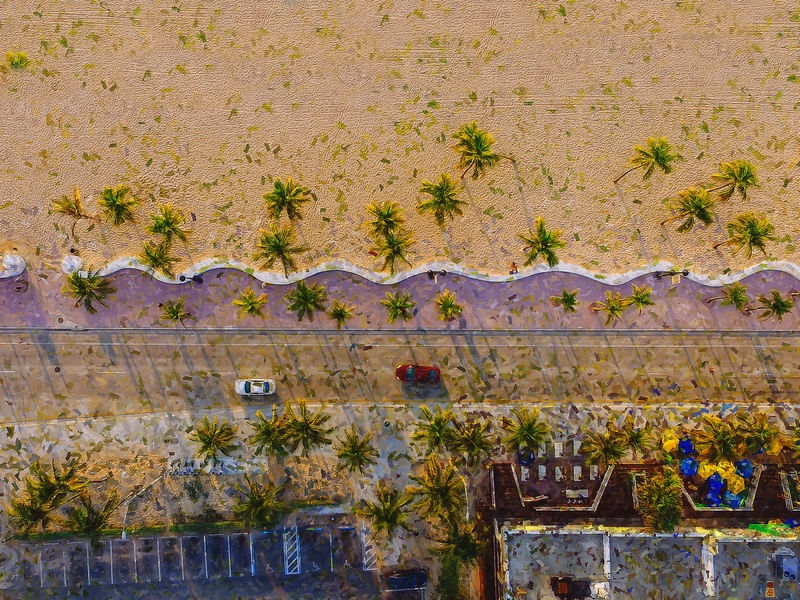 CALIFORNIA BEACH EM TINTA