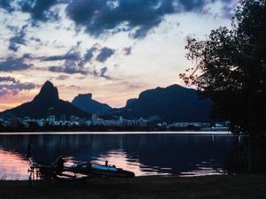 BICICLETA NA LAGOA