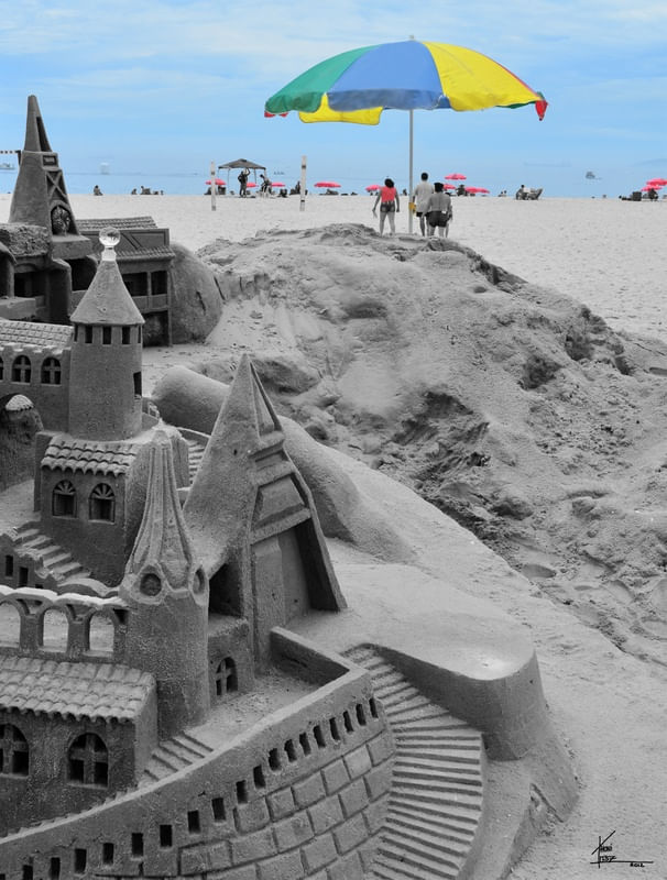 AS CORES DO RIO - CASTELO DE AREIA