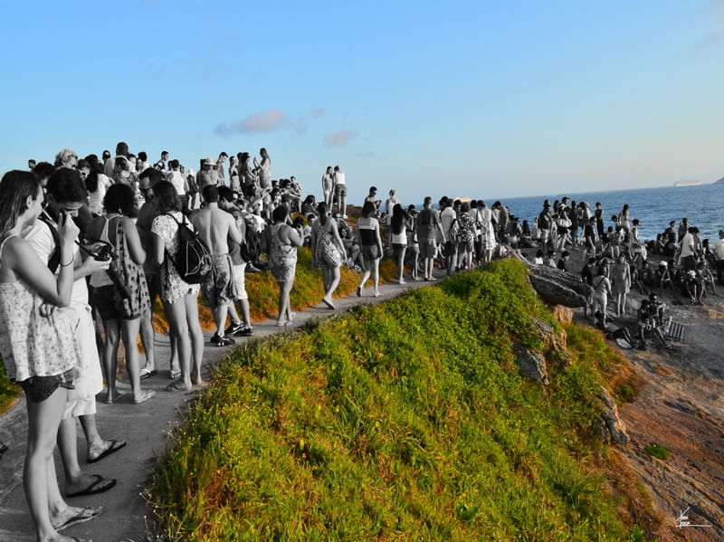 AS CORES DO RIO - O POR DO SOL