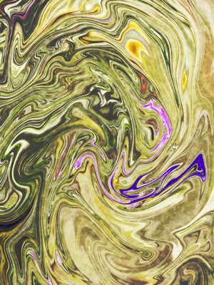 ABSTRACT MARBLE PAINTING XXIII