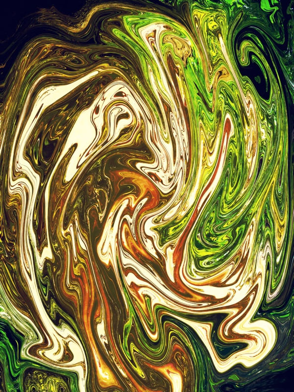 ABSTRACT MARBLE PAINTING XXV