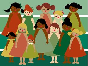 MENINAS UNIDAS NINGUÉM SEGURA