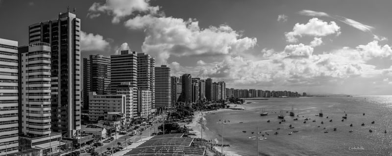 PANORÂMICA PRAIA DO MUCURIPE E O MERCADO DO PEIXE EM FORTALEZA NIGRI