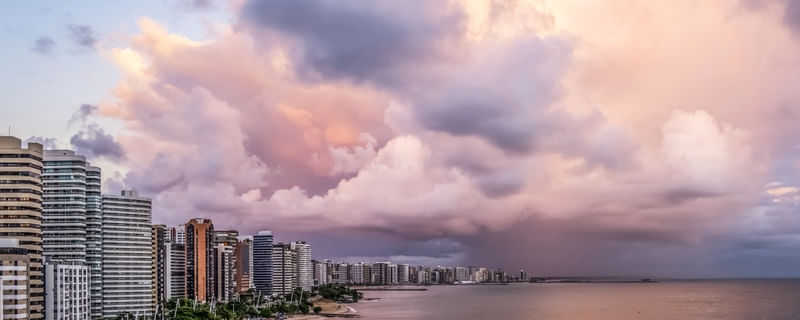 PANORÂMICA TEMPO DE CHUVA EM FORTALEZA