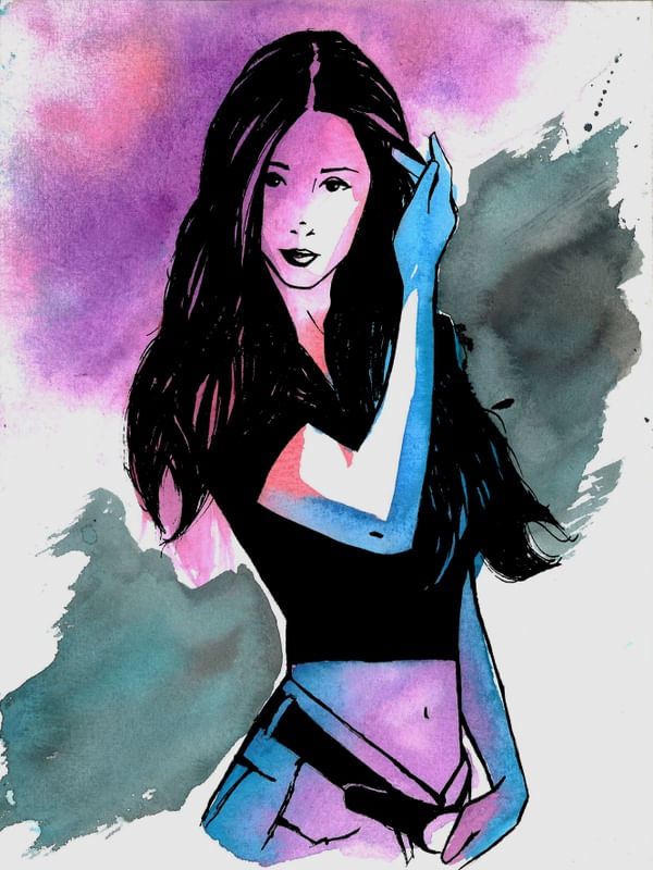 GIRL WATERCOLOR #1