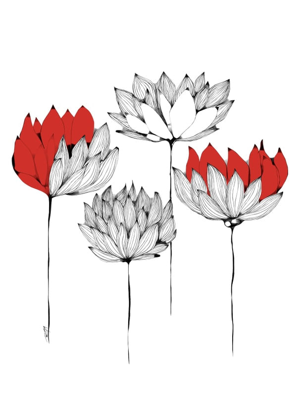 FLORES VERMELHAS