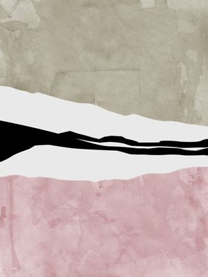 ABSTRATO CONTORNO PRETO III - TRÍPTICO