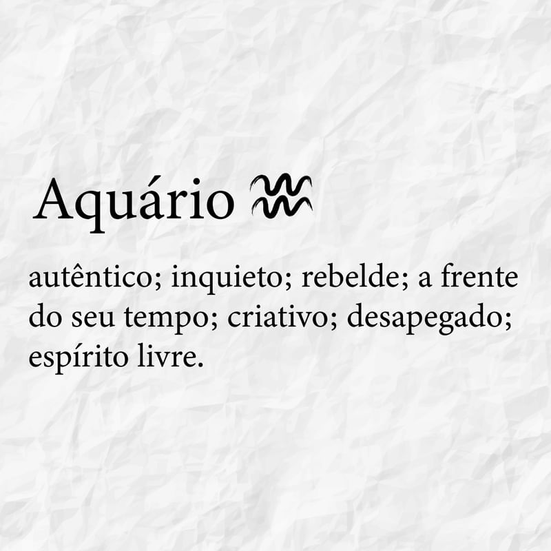ESPÍRITO DE AQUÁRIO