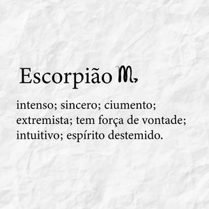 ESPÍRITO DE ESCORPIÃO