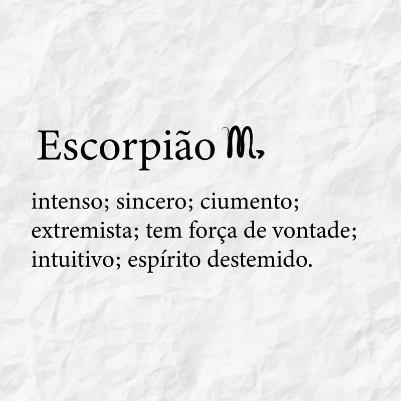 ESPÍRITO DE ESCORPIÃO