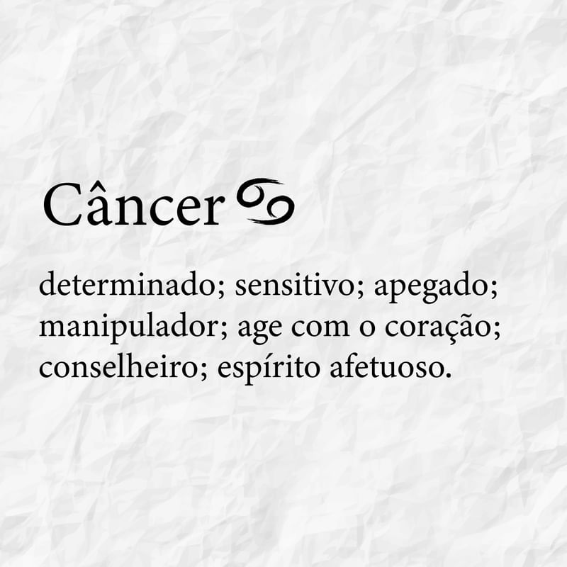 ESPÍRITO DE CÂNCER