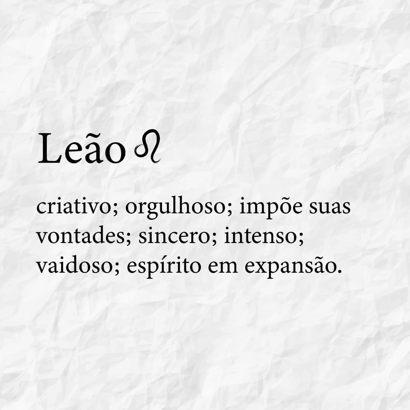 ESPÍRITO DE LEÃO