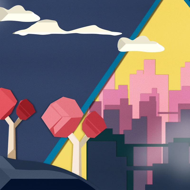 PAPER ART - LIGHT & CITY